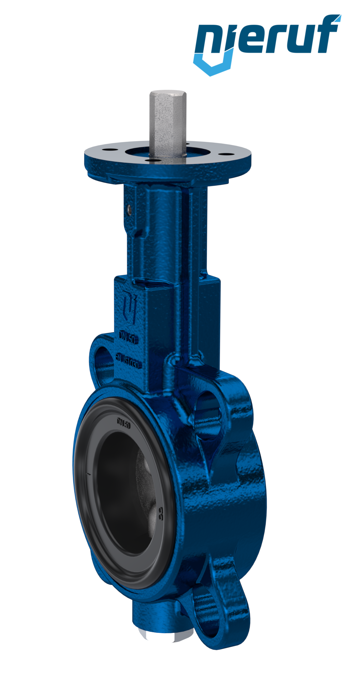 Butterfly valve AK01 DN 50 PN6-PN10-PN16 & ANSI150 FPM without lever