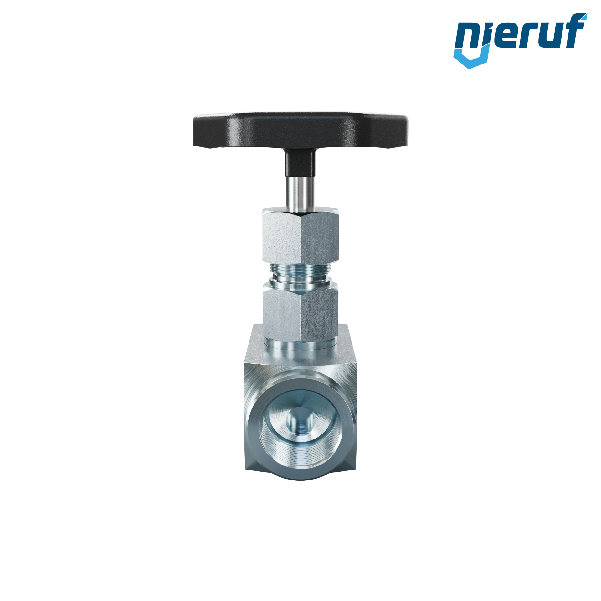 needle valve  1" inch NV01 steel (blue galvanized)