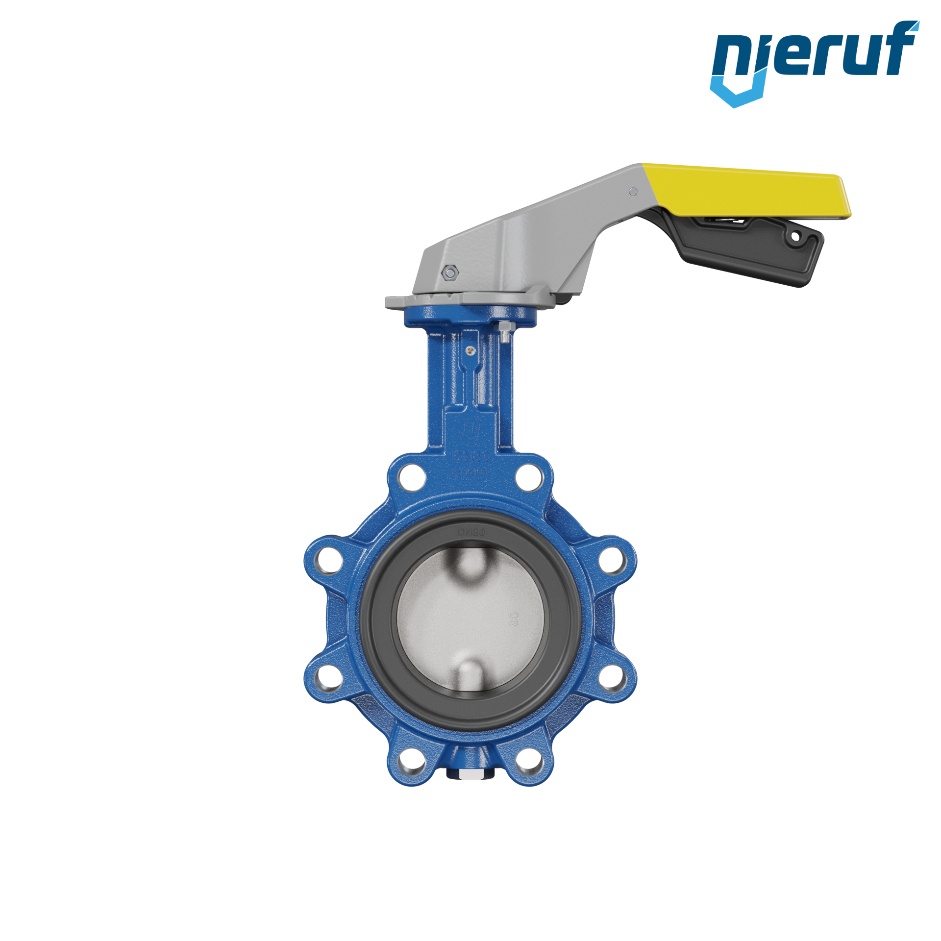 Butterfly valve AK02 DN 80 PN10-PN16 DVGW-gas