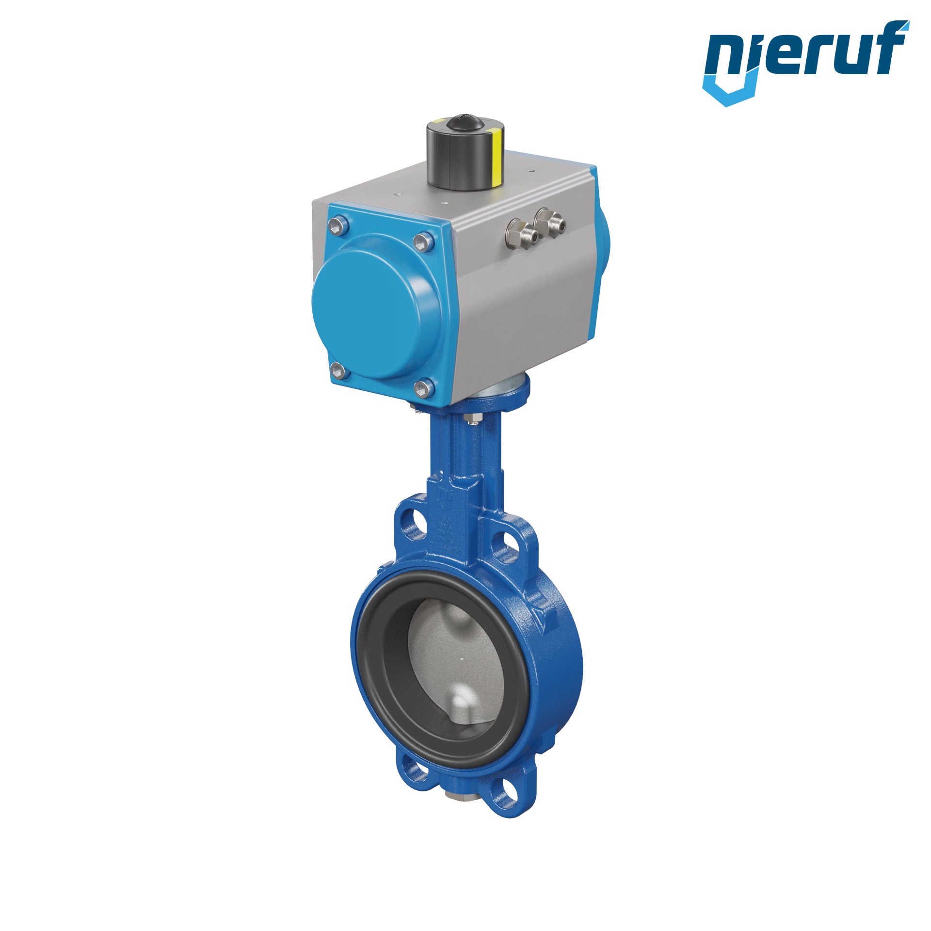 Butterfly valve DN 80 AK01 EPDM DVGW drinking water, WRAS, ACS, W270 pneumatic actuator double acting