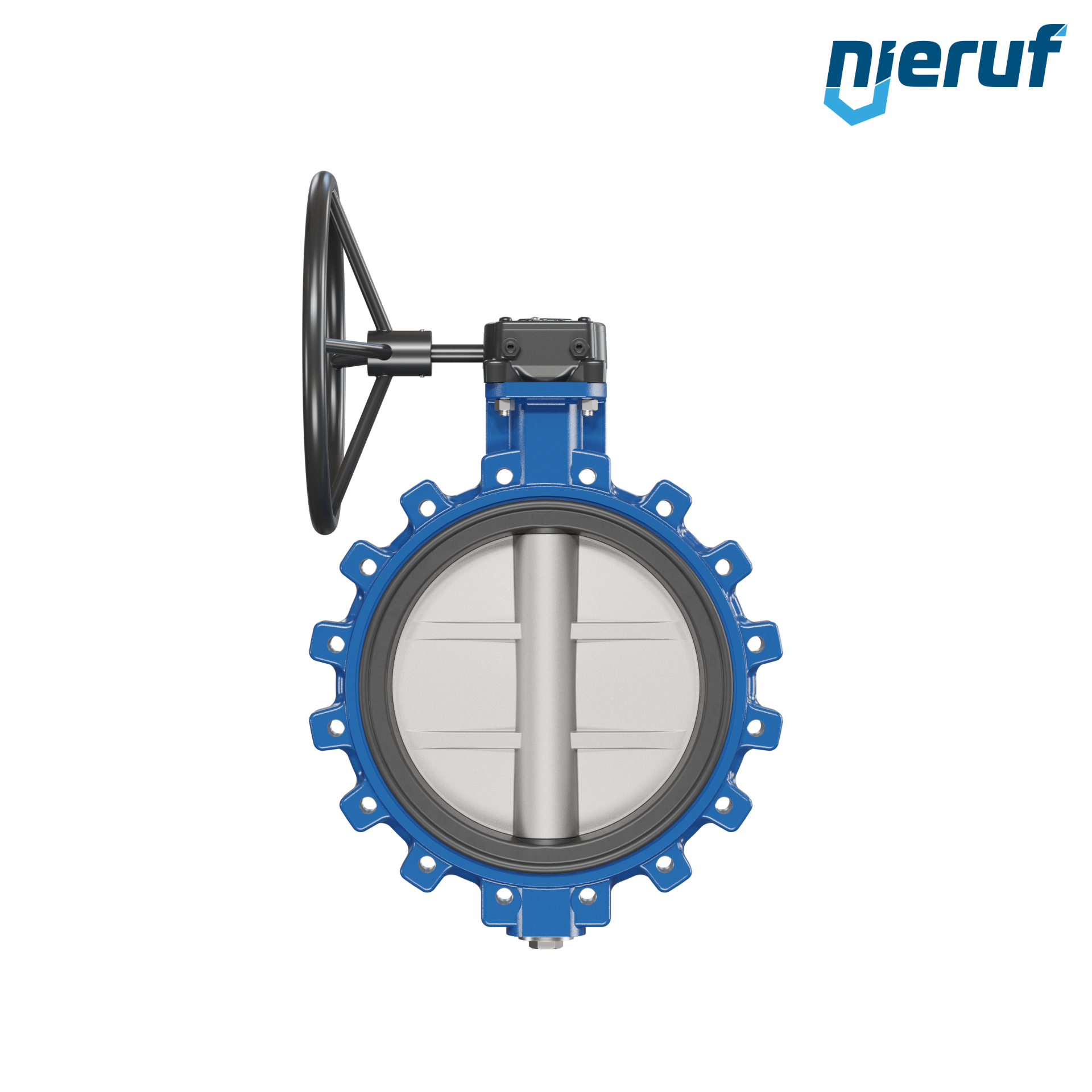 Butterfly valve AK02 DN 350 PN10 DVGW-gas Worm gear