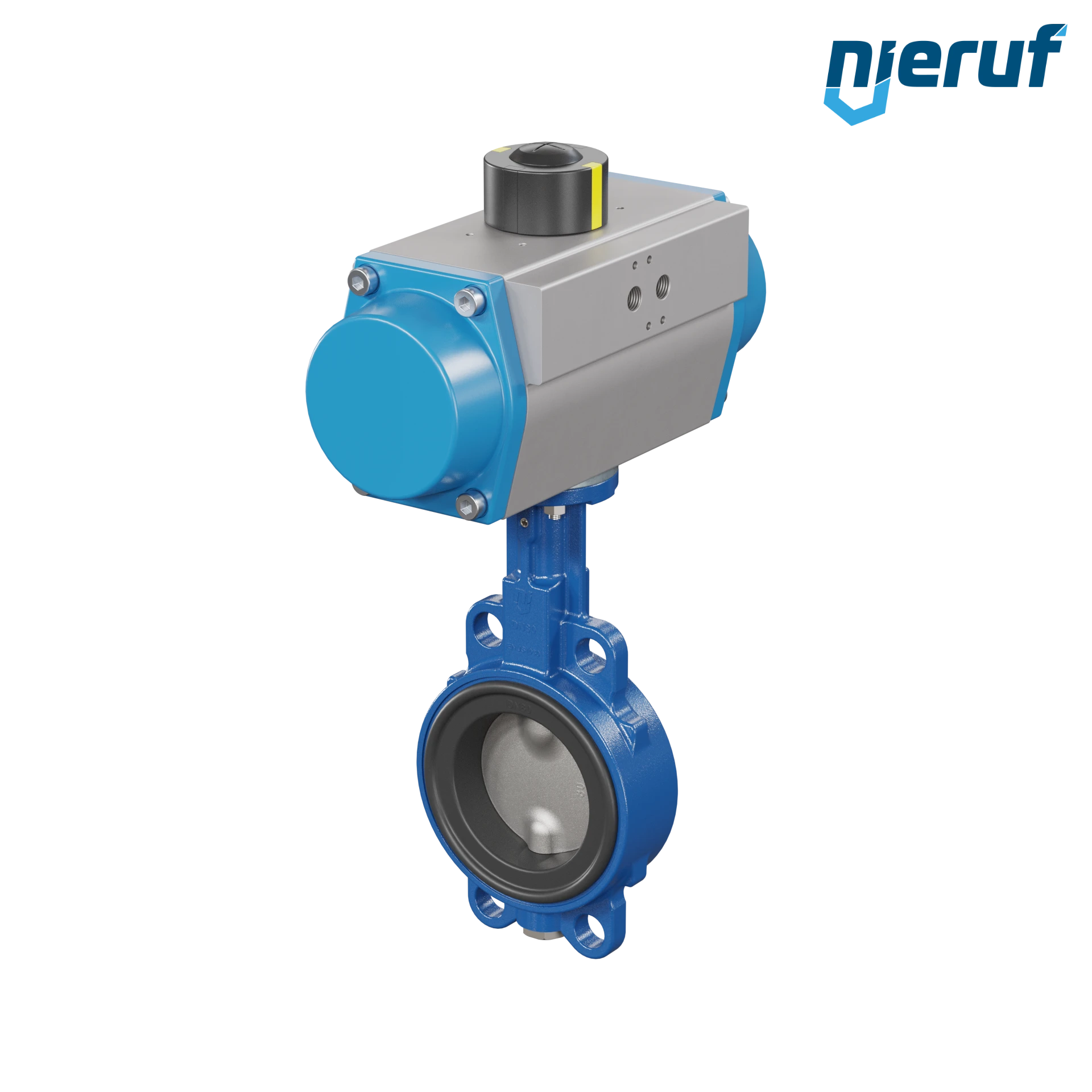 Butterfly valve DN 80 AK01 EPDM DVGW drinking water, WRAS, ACS, W270 pneumatic actuator single acting normally closed