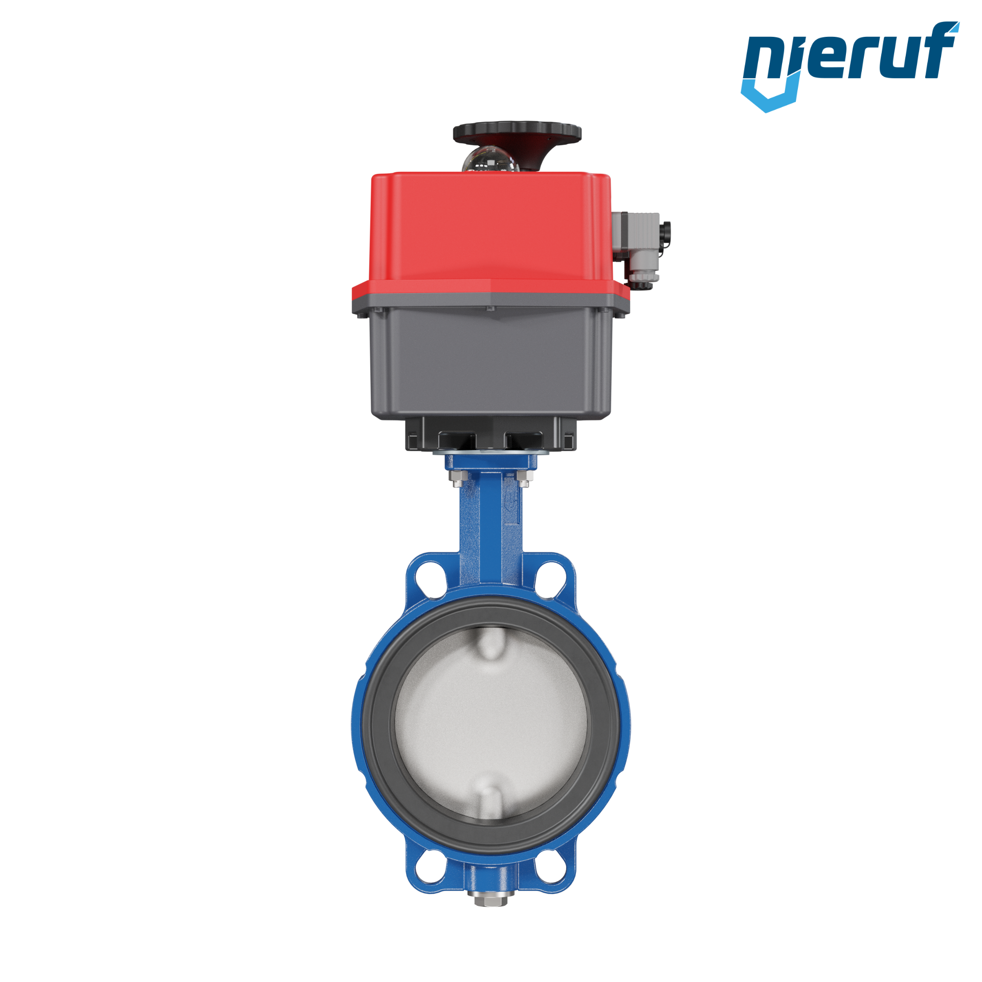 Butterfly valve DN 150 Wafer type electric actuator 24-240V DVGW gas