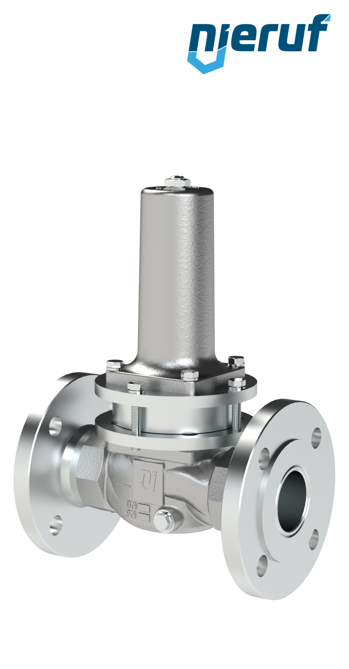 steam pressure reducing valve low pressure DN40 type DM22 stainless steel PTFE / EPDM / FEPM 0.3 - 2.0 bar