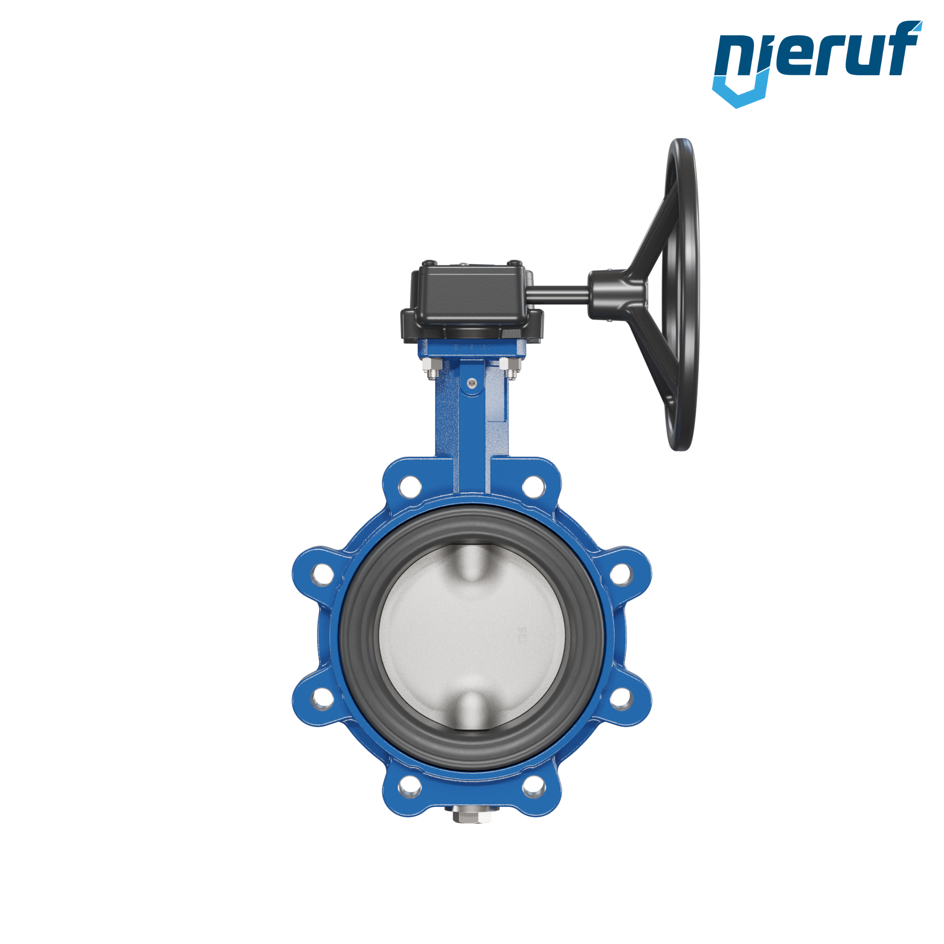 Butterfly valve AK02 DN 125 PN10-PN16 DVGW-gas Worm gear