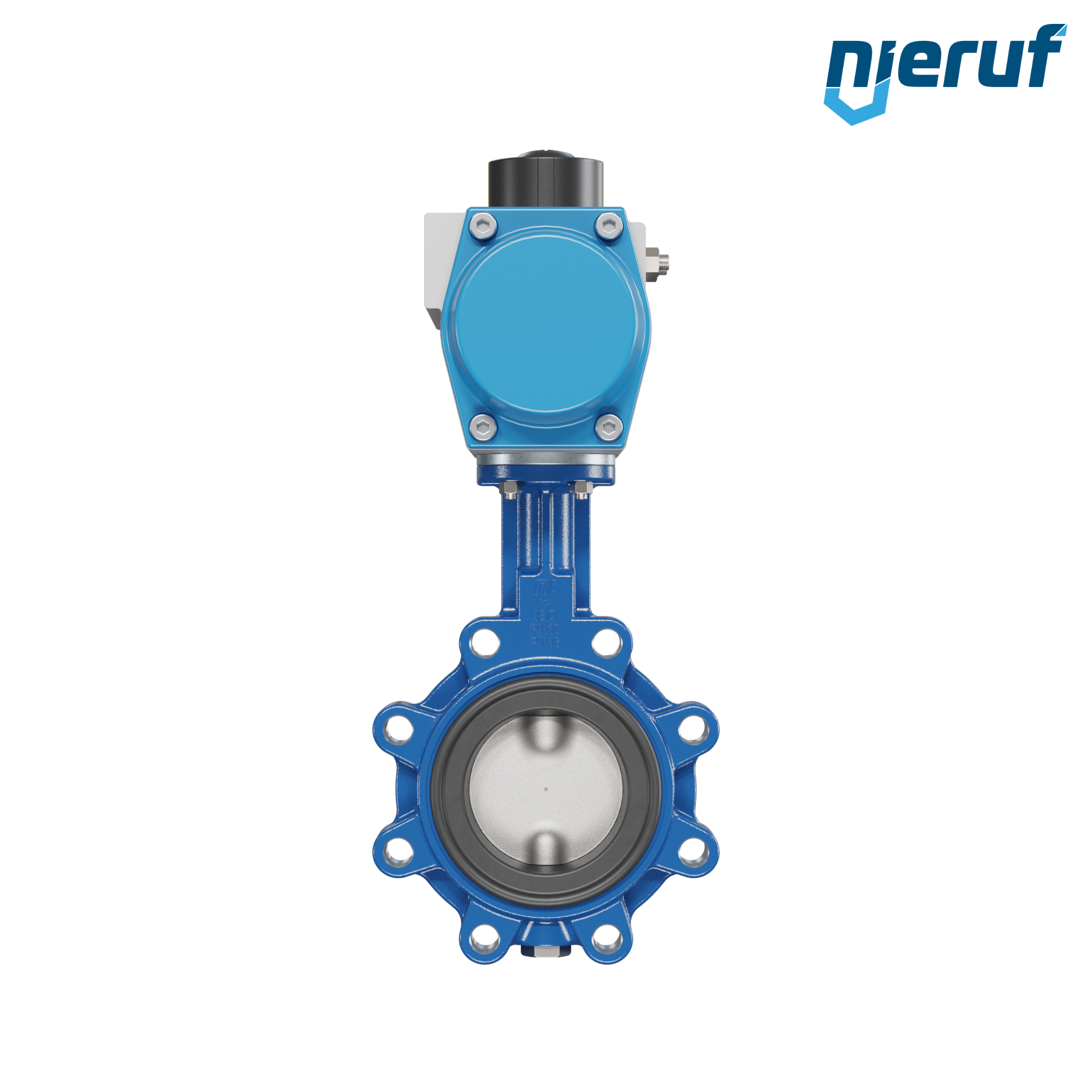 Butterfly valve DN 80 AK02 EPDM DVGW drinking water, WRAS, ACS, W270 pneumatic actuator single acting normally closed