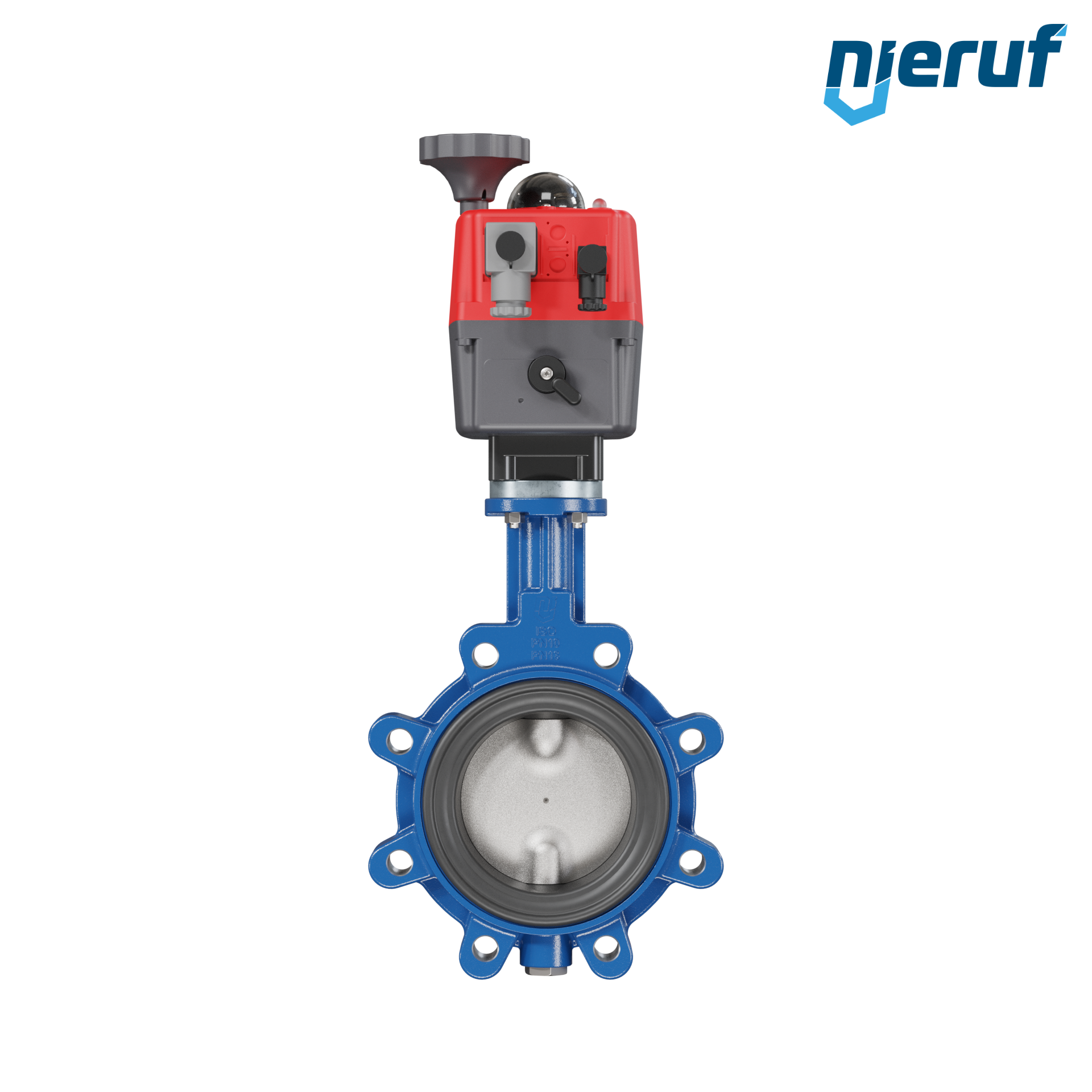 Butterfly valve DN 100 Lug type electric actuator 24-240V DVGW drinking water