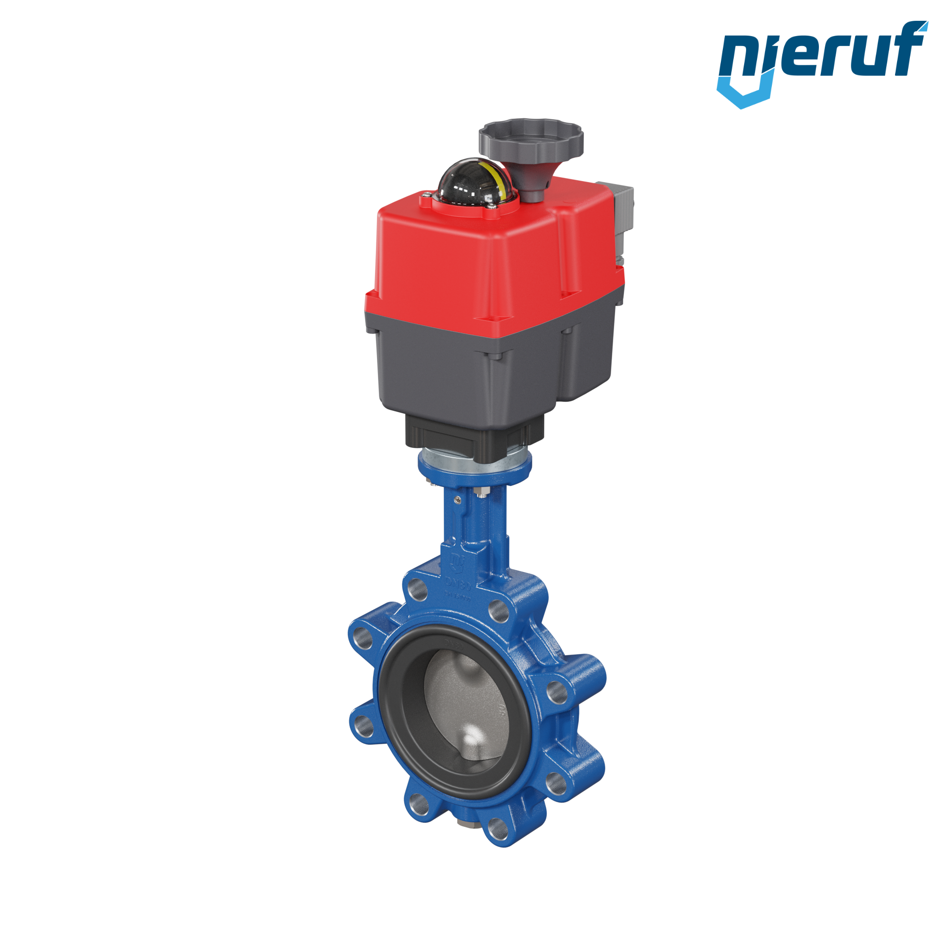 Butterfly valve DN 80 Lug type electric actuator 24-240V DVGW drinking water